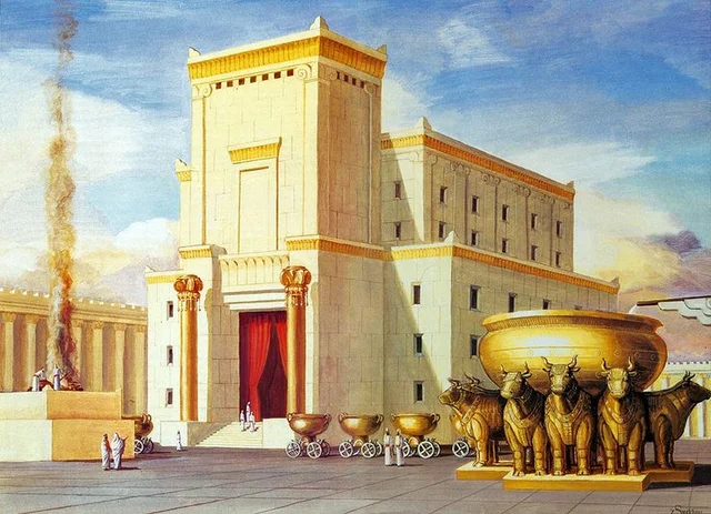 Solomon and building the temple