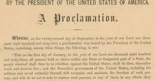 The Emancipation Proclamation