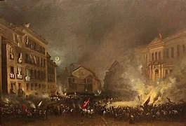 La vicalvarada: manifiesto de Manzanares. Caída del régimen moderado
