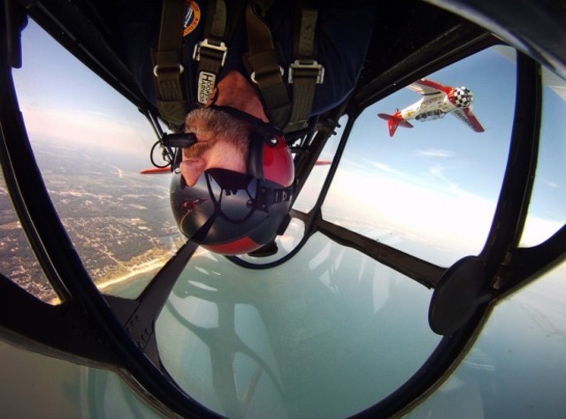 First Aerobatic Flight