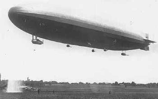 First use of zeppelins