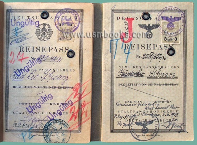 jews are required to have a "J" put on their passports