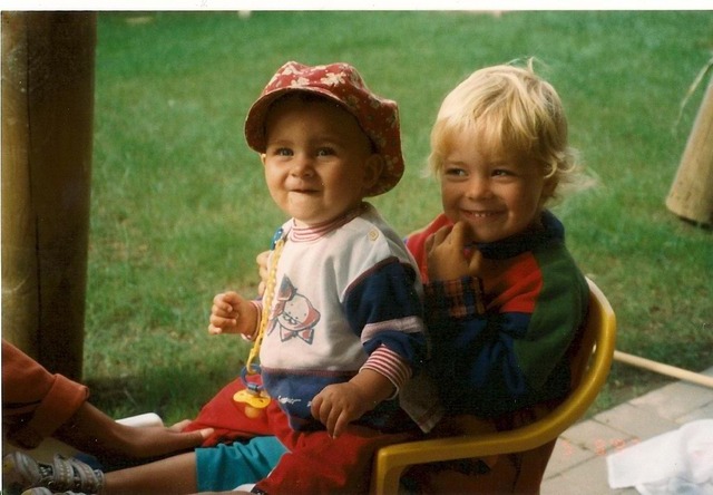 My cousin that's like a sister to me