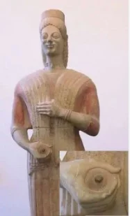 Koré portando una granada