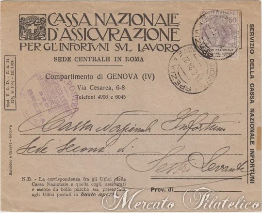 ITALIA: viene creata la cassa Nazionale sugli  infortuni sul lavoro