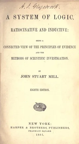 "Sistema de lògica demostrativa i inductiva" - J.S. Mill