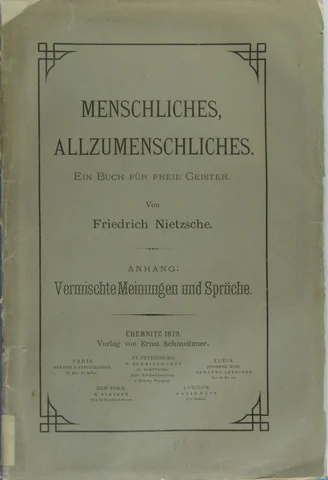 "Humà massa humà" - Friedrich Nietzsche