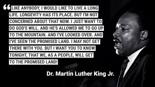 Martin Luther King's, Jr. death