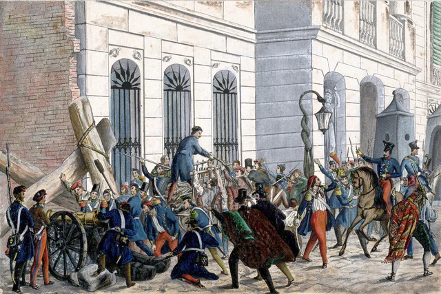 Bombardeo en Barcelona