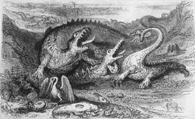 John Martin (1842), "The Age of Reptiles"