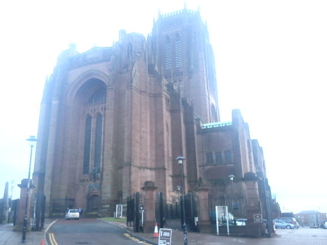 Liverpool Cathedral damaged
