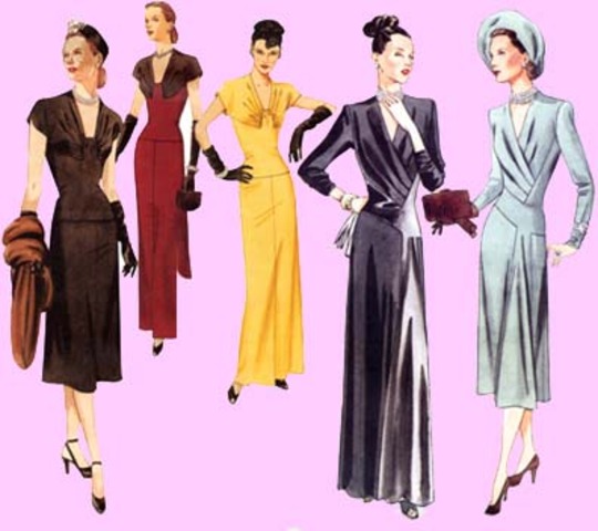 fashion from the 40's