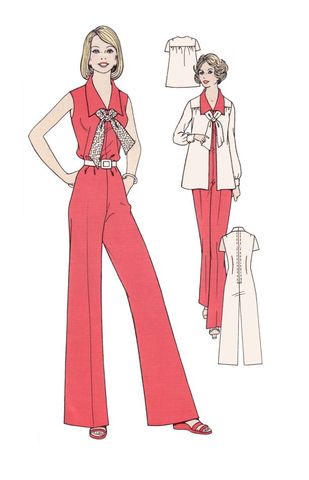 1970-s fashion, which began with a continuation of the mini skirts, bell-bottoms and the androgynous hippie look from the late 1960s, was soon sharply characterized by several distinct fashion trends that have left an indelible image of the decade commemo