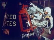 First man to orbit Earth by USA