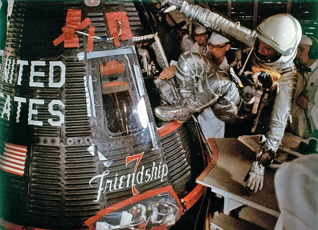 USA Launches Mercury-Atlas 6