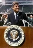 JFK's speech and commitment to getting to the moon