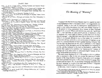 Publishing: The Meaning of Meaning