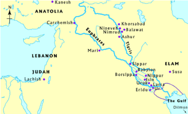 Cradle of Civilization 3500 BCE (Mesopotamia)