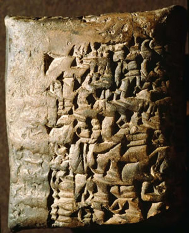 Cuneiform 2112 - 2094 BCE (Mesopotamia)