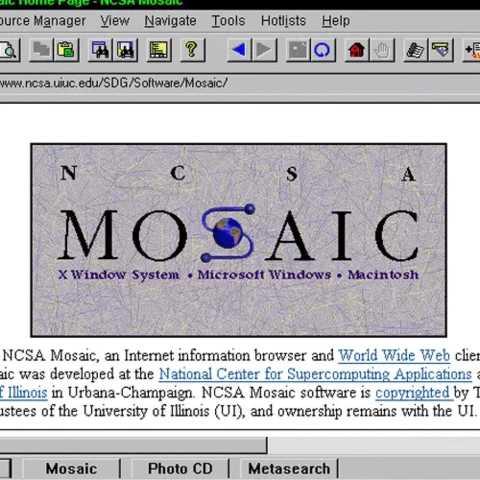 Entwicklung des ersten Webbrowsers, Mosaic