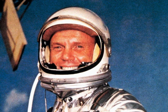 First man to orbit Earth by USA