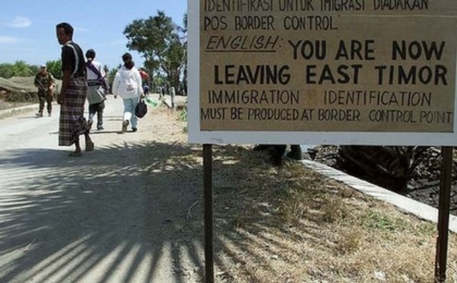 The violent clash between East and West.