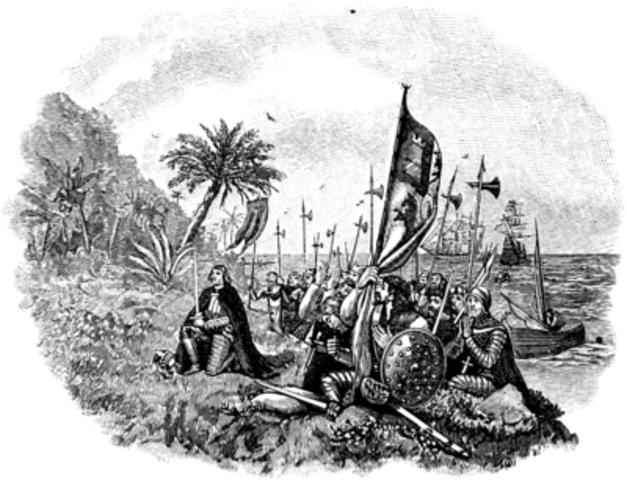 Columbus does spot land!!