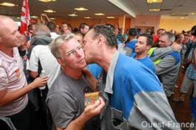 Lutte des ouvriers fondeurs de Caudan