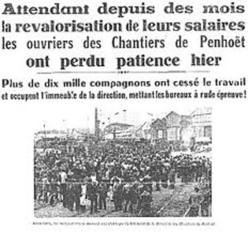 Les métallos de Saint-Nazaire et Nantes