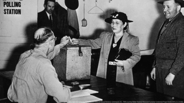 All Canadian women were given the right to vote