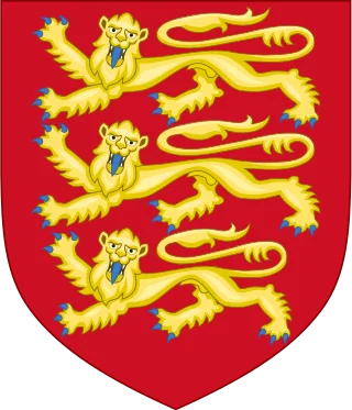 Adopción del primer escudo de Inglaterra