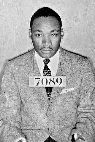 MLK led the Montgomery bus boycott and got arrested