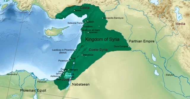 I seleucidi hanno perso quasi tutto il loro territorio