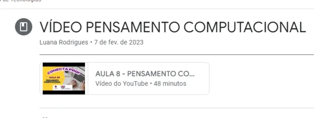 Conecta Profe - Aula 8