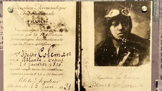 African American gets pilots license.