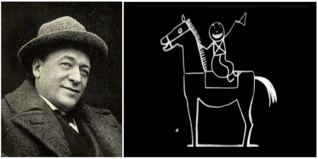 The first animated cartoon was released