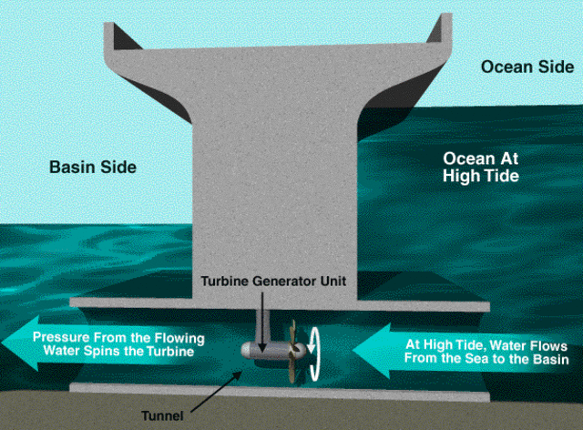 tidal energy consumption stops the earth's rotation