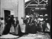 L'eixida dels obrers de la fàbrica Lumière