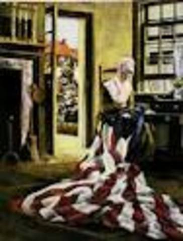 Betsy Ross as an apprentice