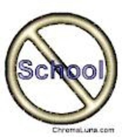 Katharine quits school