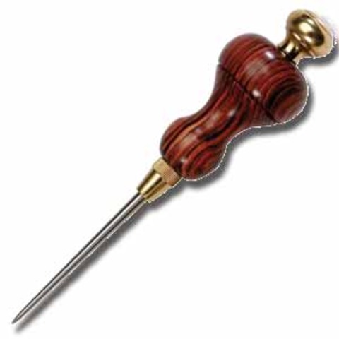 Louis cuts his eye with an awl