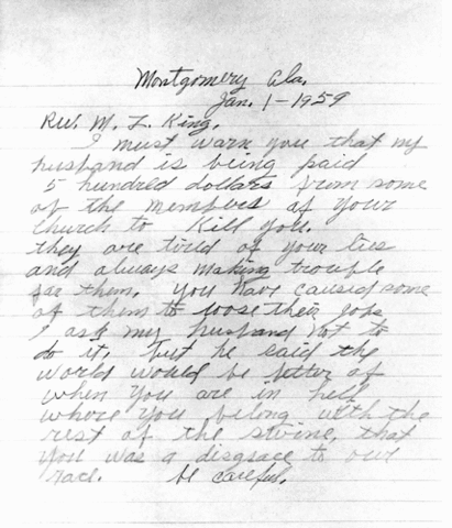 Benjamin's Anonymous Letters