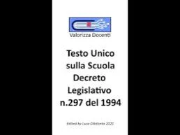 Testo Unico D.lgs. 297/94