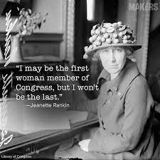 First Women Elected to Congress