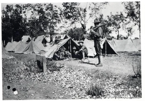 Militia Camped