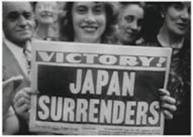 Japan surrenders