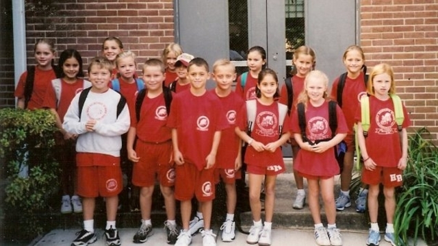 Kimberly enters Kindergarten at Holy Redeemer