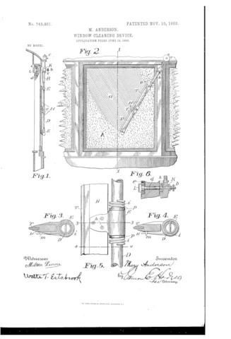 Windscreen wipers by Mary Anderson