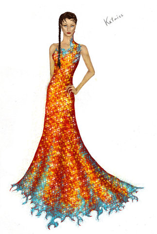 Katniss is introduced to her prep team. These are the people who will prepare her for the arena