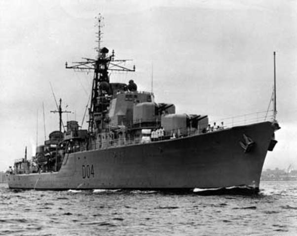 H.M.A.S Voyager Sunk